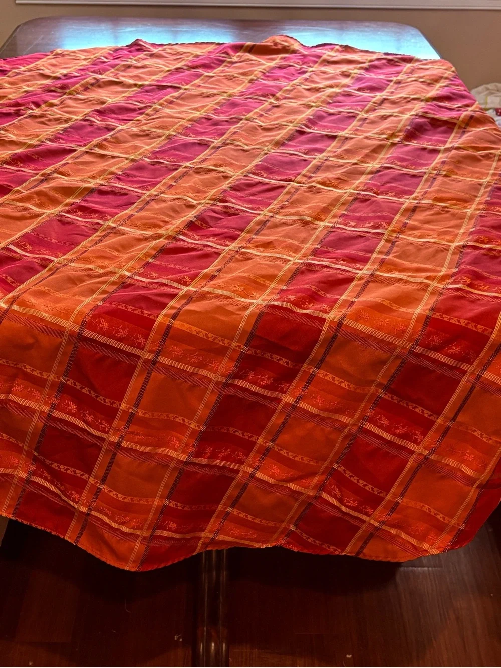 Better Homes And Gardens Rust Red Round Tablecloth